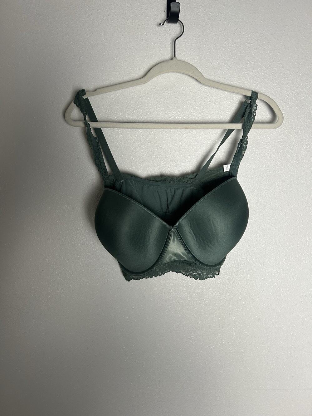 Victoria Secret Pink Green Lace Cami Bra Top Size XXL